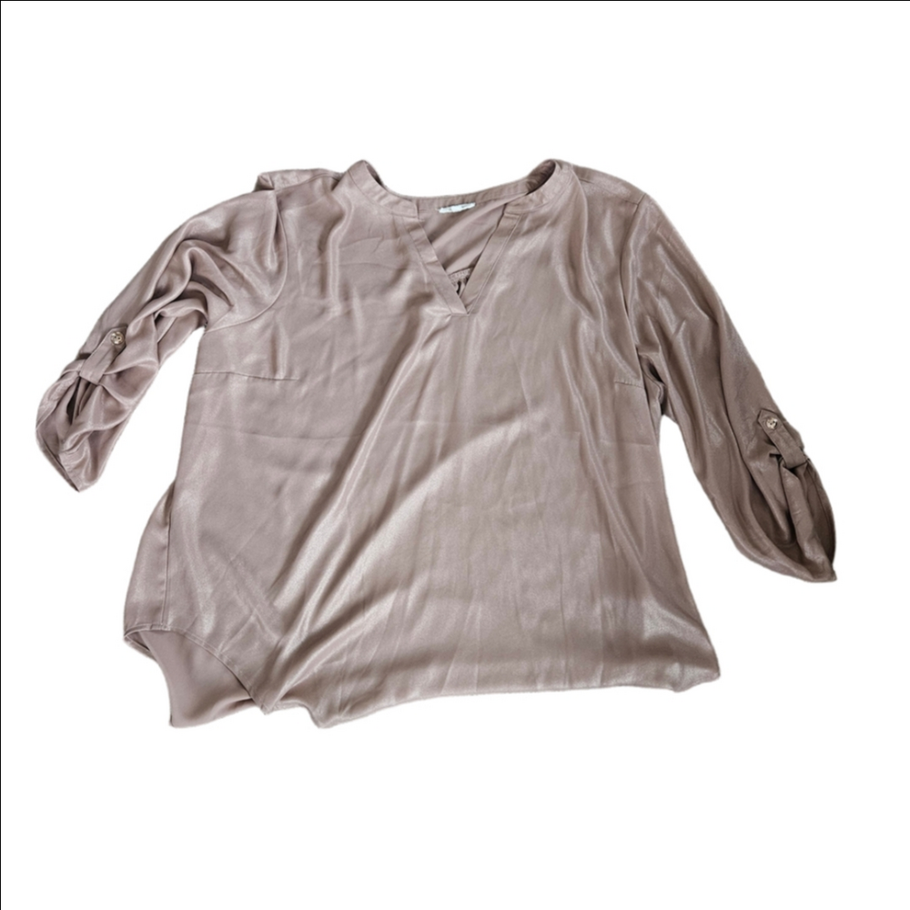 Maurices Gold V-Neck Blouse
